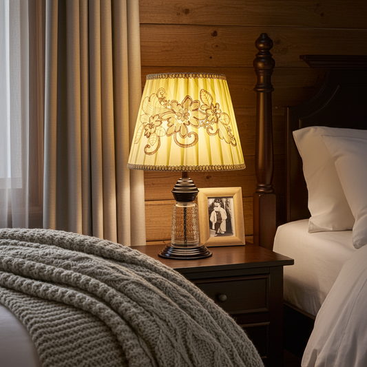 Black Table Lamp – Elegant Bedside & Living Room Lighting