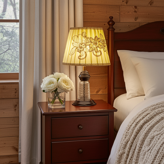 Black Table Lamp – Elegant Bedside & Living Room Lighting