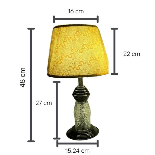 table Lamp 2 pieces golden color