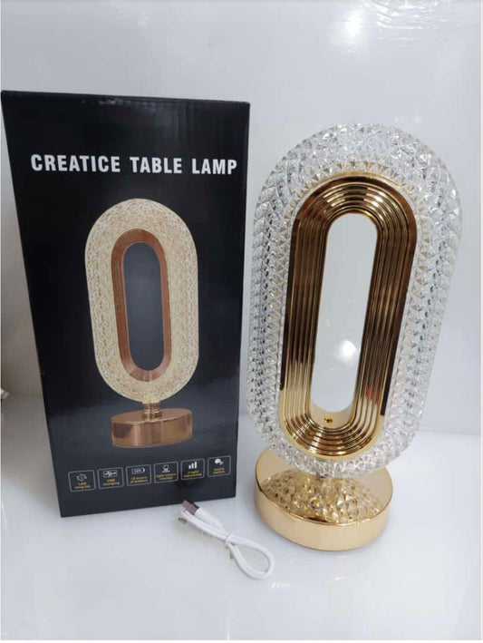 table Lamp , Table lamp for the study, table lamp for room decoration oval shape, rechargeable table lamp and 3 mode light warm,natural, white