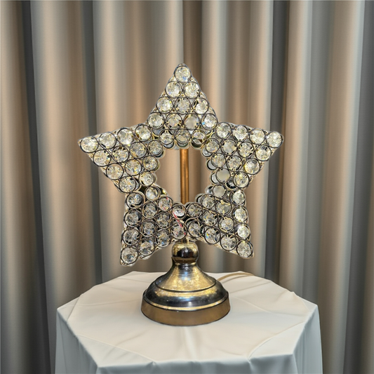 crystal table Lamp stare shape 1 pcs