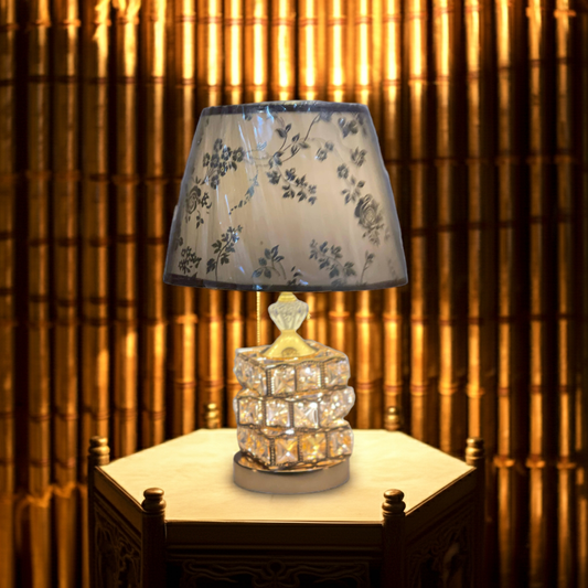 table Lamp crystal 1 pcs golden color