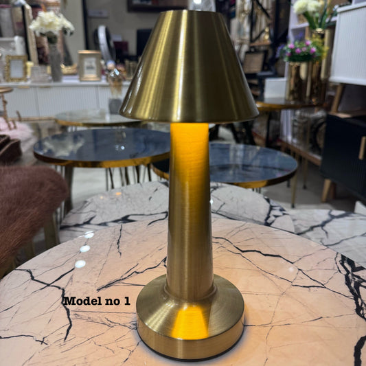 LED Table Lamp, study lamp, Golden Mushroom LED table Lamp - 3 Light Modes,1pcs